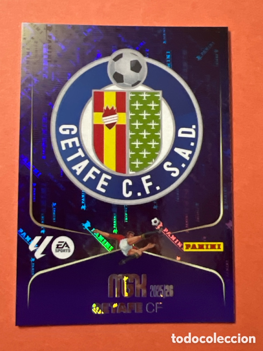 Figurine di Calcio: C3830. 163 ESCUDO GETAFE CF FICHAS ALBUM MEGACRACKS 2025 2026 MGK 25 26