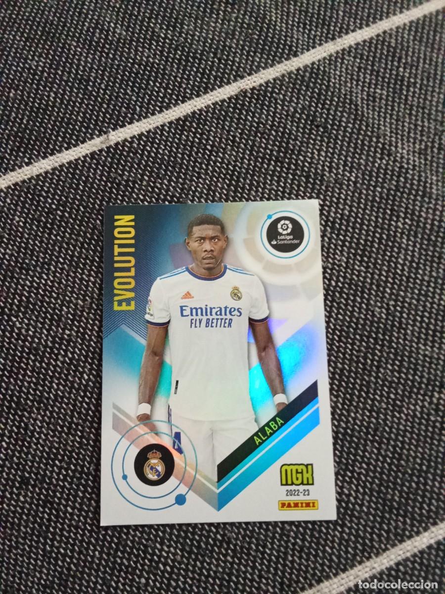 Cromos de f&uacute;tbol: 370 alaba real Madrid Evolution megacracks 2022-23