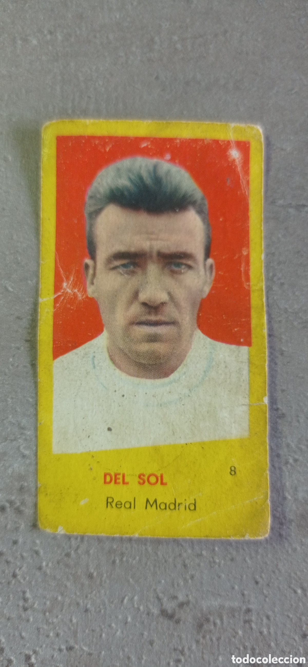 Cromos de F&uacute;tbol: REAL MADRID 8 DEL SOL EDITORIAL BRUGUERA 1960 1961