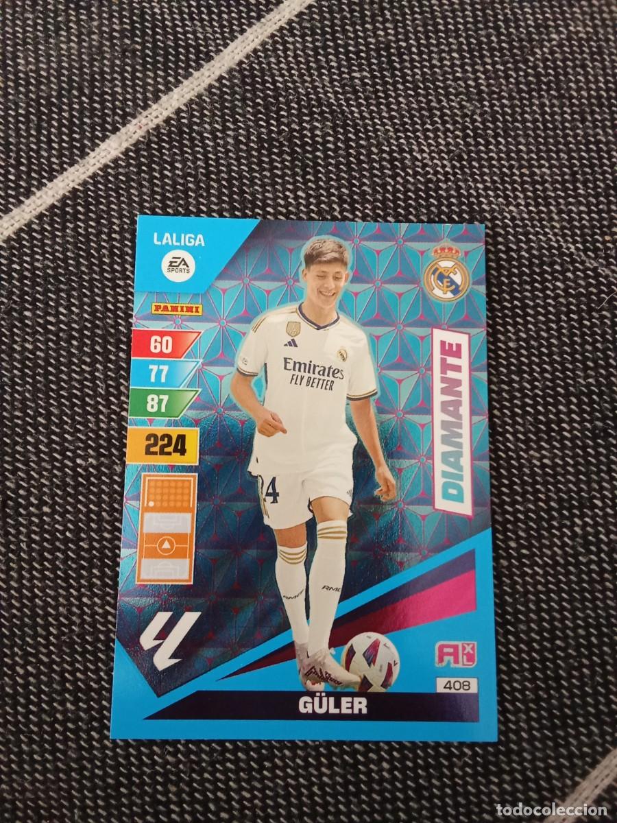 Fu&szlig;ball-Sticker: 408 guler real Madrid diamante ADRENALYN 2023-24