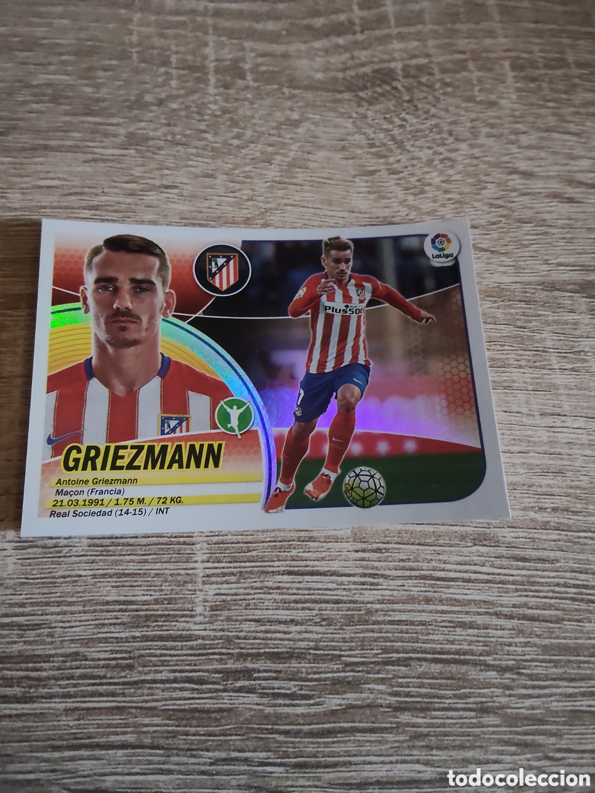Football Stickers: Griezmann Atl&eacute;tico de Madrid liga 2016 2017 16 17 ediciones este