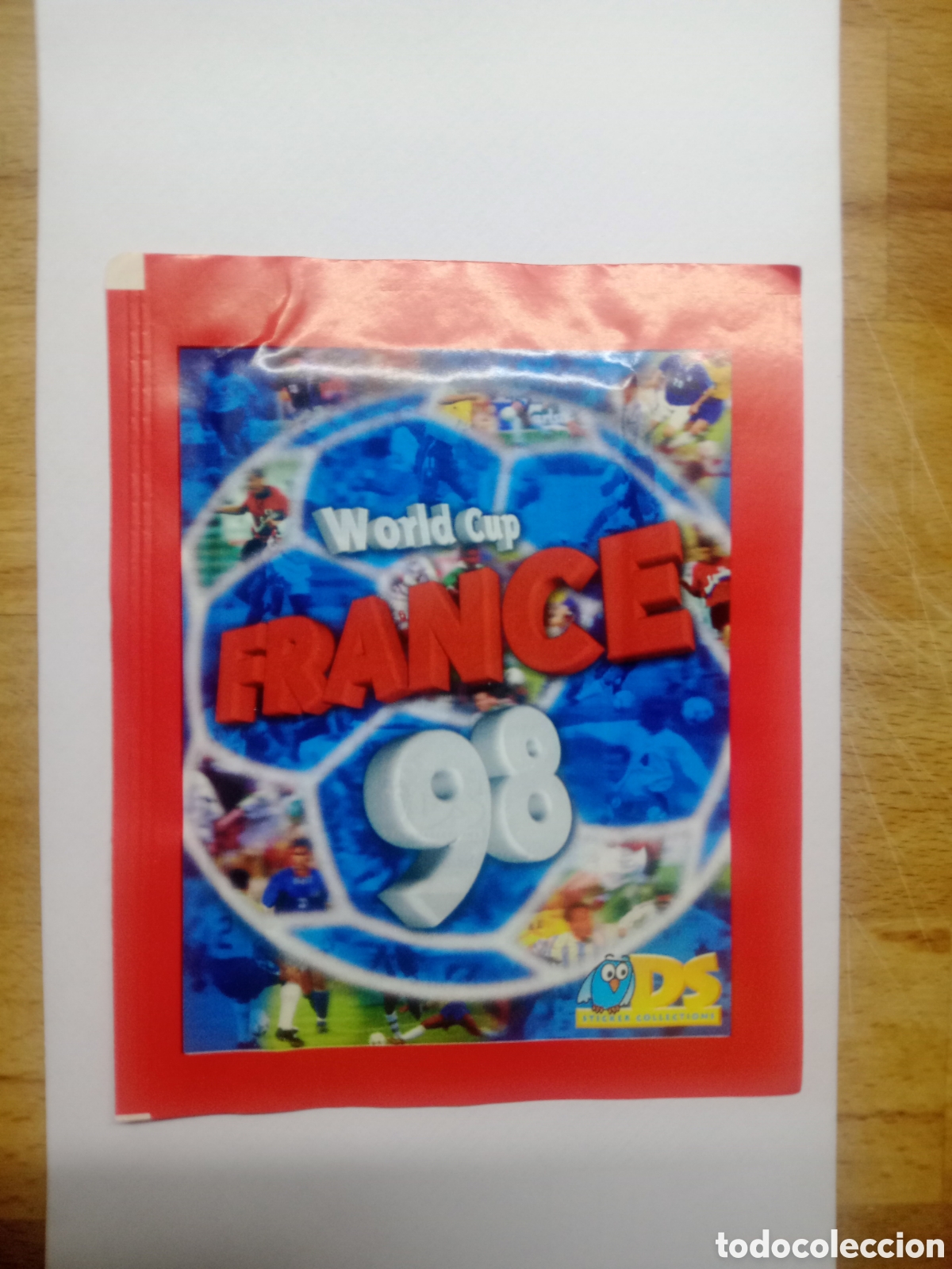 Cromos de F&uacute;tbol: SOBRE DE CROMOS SIN ABRIR FRANCE 98 DS FRANCIA 98