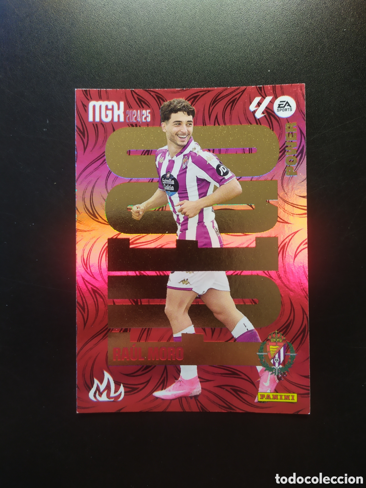 Cromos de Futebol: Megacracks 2024 2025 24 25 panini Ra&uacute;l Moro fuego power n&deg; P501 P 501 Valladolid