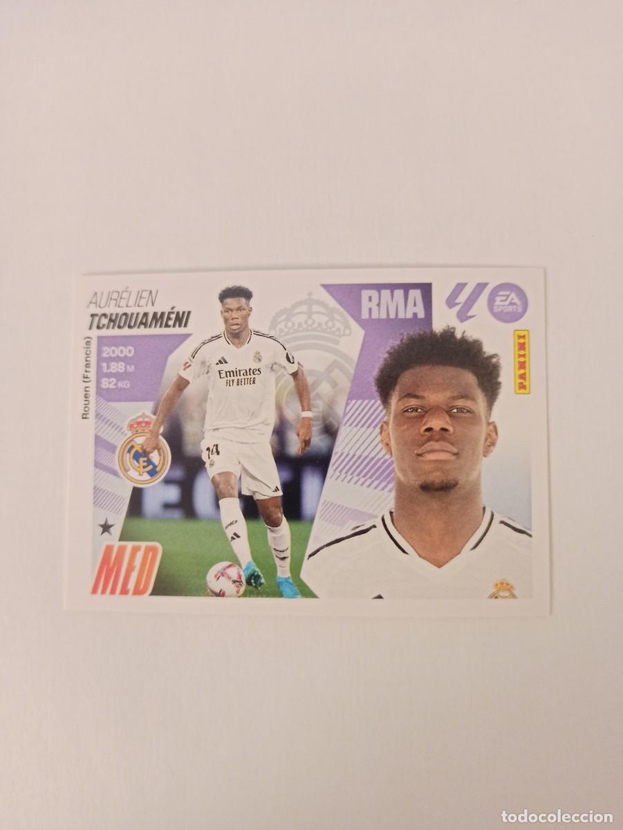 Fu&szlig;ball-Sticker: Tchouameni 11 - R. Madrid - LIGA ESTE 2025 2026 - PANINI 25 26