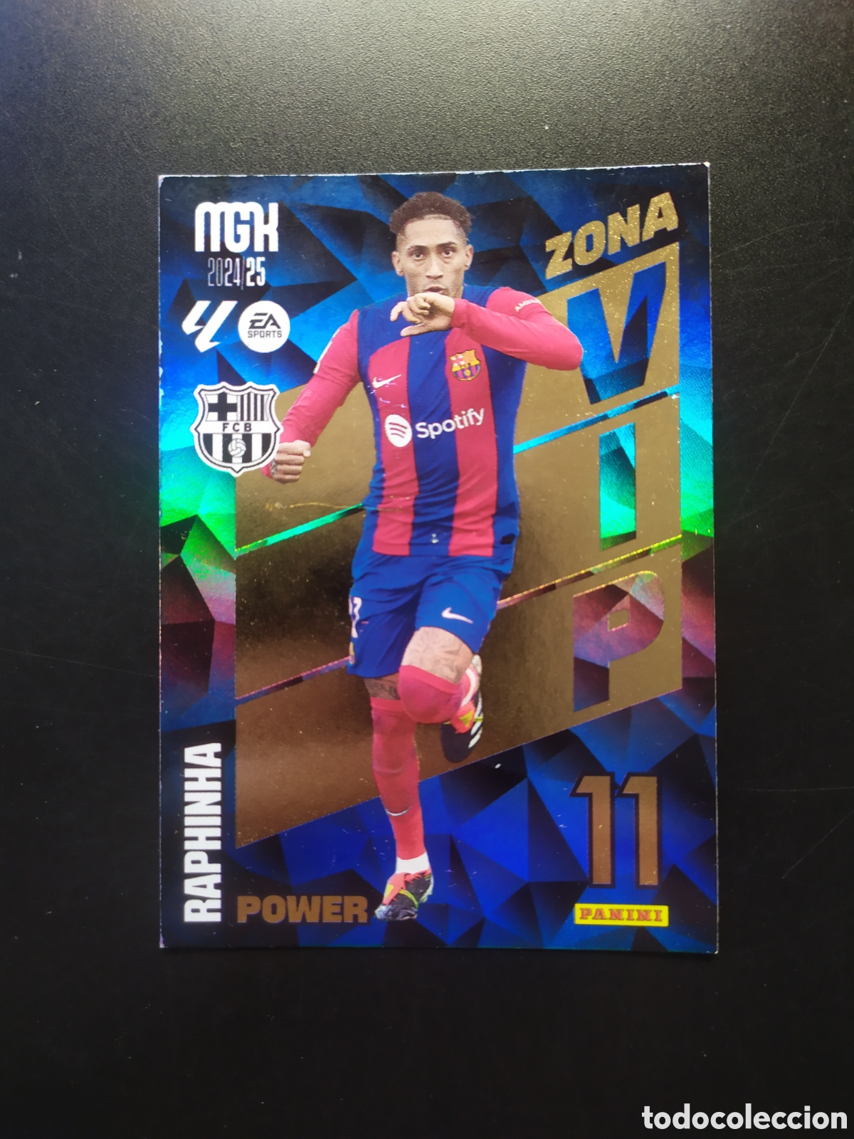 Cartes &agrave; collectionner de Football: Megacracks 2024 2025 24 25 panini Raphinha zona vip power n&deg; P506 P 506 Barcelona