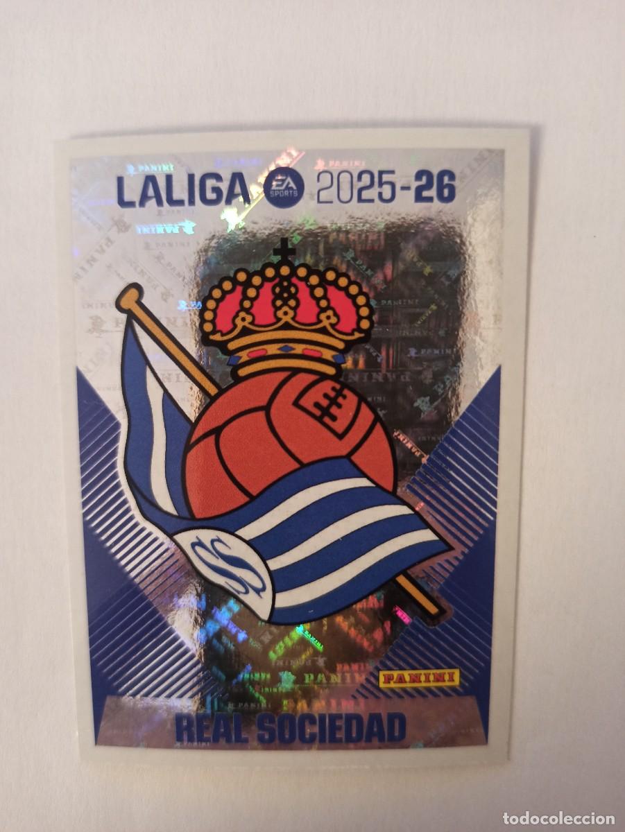 Fu&szlig;ball-Sticker: Escudo 1 - R. Sociedad - LIGA ESTE 2025 2026 - 25 26 - PANINI