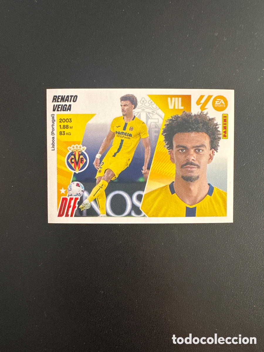 Cromos de F&uacute;tbol: RENATO VEIGA &Uacute;LTIMOS FICHAJES NUMERO 45 LIGA ESTE 2025 2026