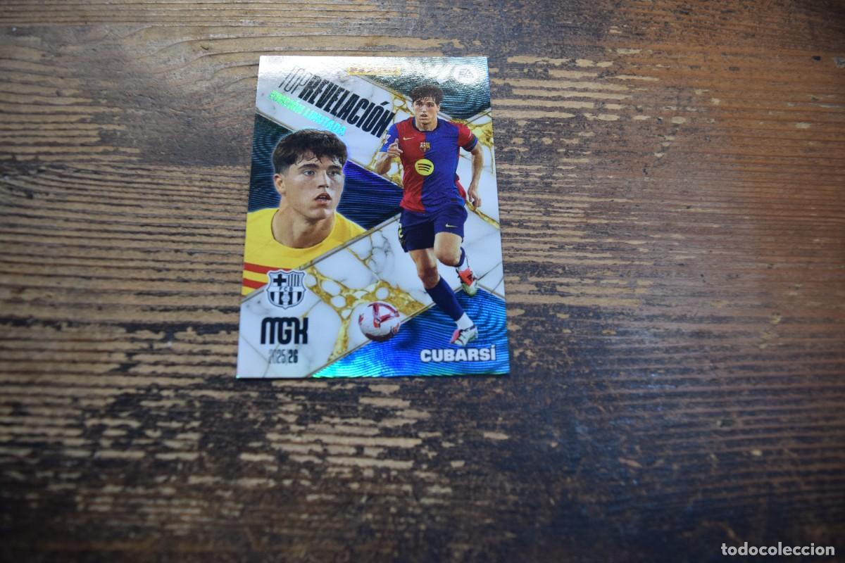 Fu&szlig;ball-Sticker: Liga 2025-26, MGK, Cubarsi, Barcelona, Top revelacion