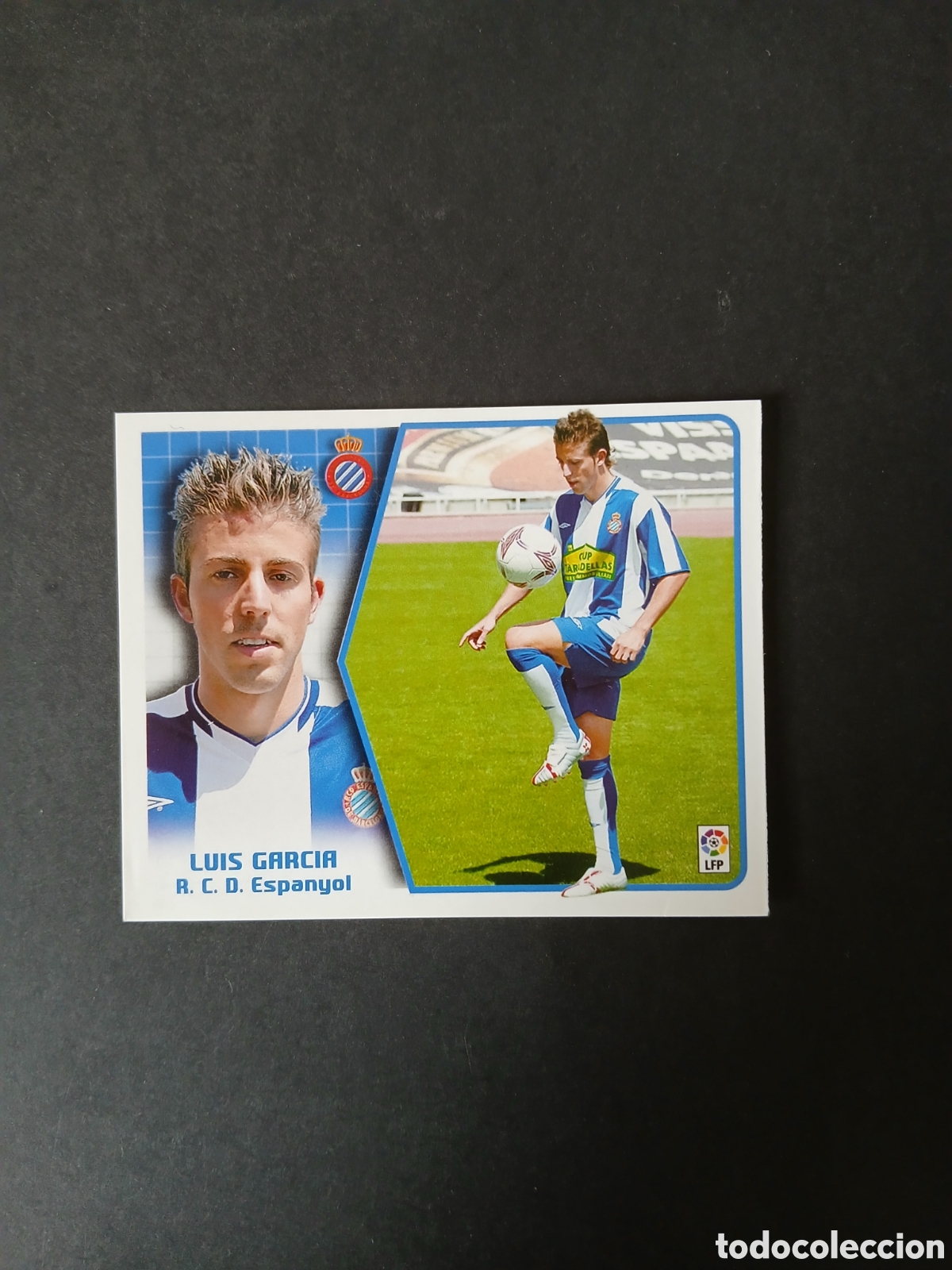 Cartes &agrave; collectionner de Football: LUIS GARCIA ESPANYOL FICHAJE 38 LIGA ESTE 2005/06 05 06 NUNCA PEGADO SIN PEGAR
