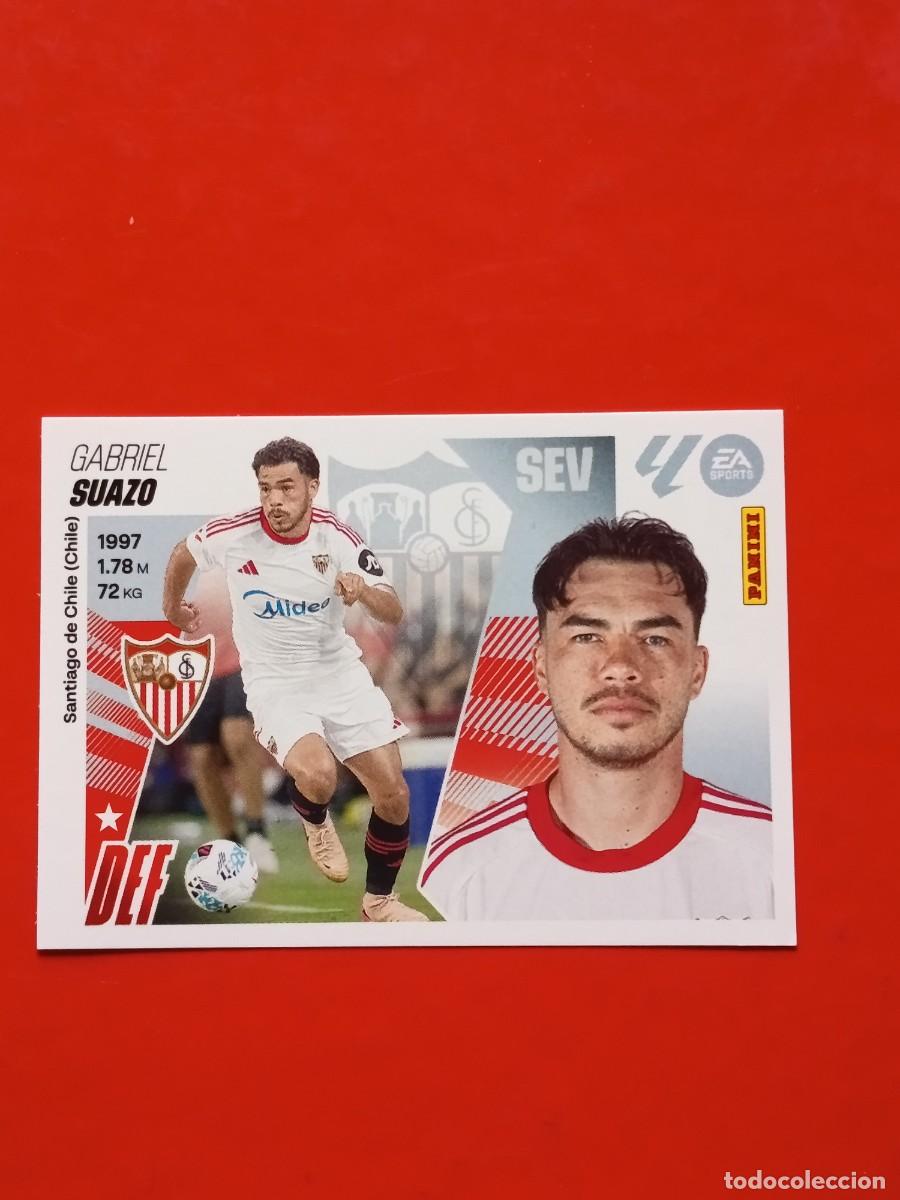 Cromos de F&uacute;tbol: Liga este 25 26 Panini SUAZO FICHAJE N&deg;26 SEVILLA nuevo sin pegar