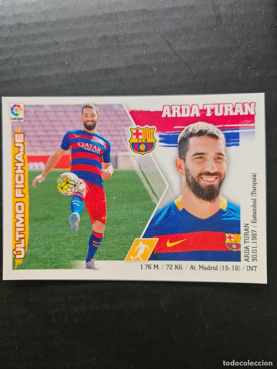 Fu&szlig;ball-Sticker: FICHAJE 8 ARDA TURAN BARCELONA LIGA ESTE 15 16 2015 2016 SIN PEGAR NUNCA PEGADO