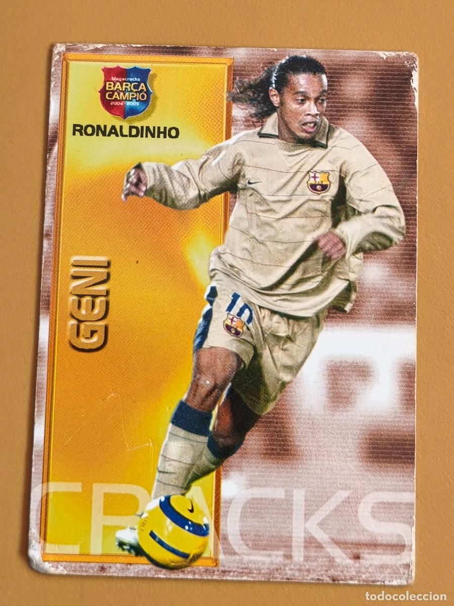 Cromos de f&uacute;tbol: ronaldinho, 2004 05 bar&ccedil;a campio - Foto 1