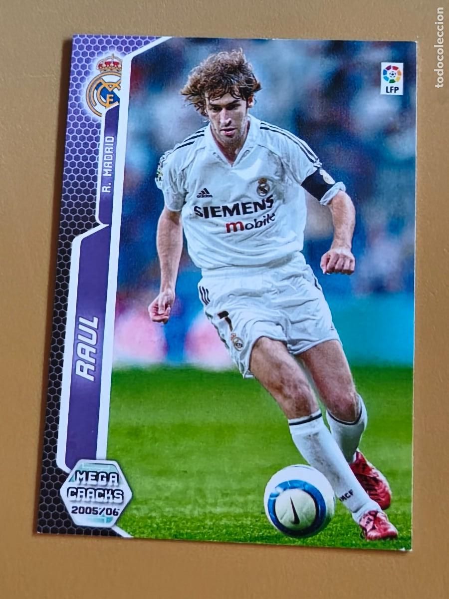 Cromos de f&uacute;tbol: raul, 2005 06 megacracks - Foto 1