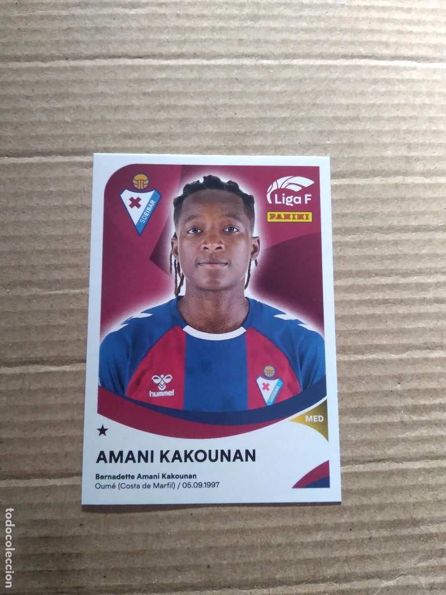Fu&szlig;ball-Sticker: 133 AMANI KAKOUNAN EIBAR CROMO PANINI LIGA F 24-25 FUTBOL FEMENINO 2024-2025
