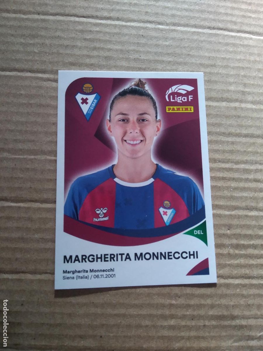 Figurine di Calcio: 141 MARGHERITA MONNECCHI EIBAR CROMO PANINI LIGA F 24-25 FUTBOL FEMENINO 2024-2025
