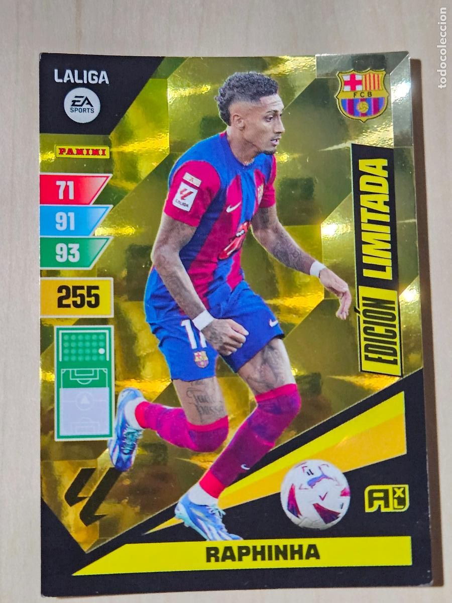 Fu&szlig;ball-Sticker: FICHA RAPHINHA - ADRENALYN 23 24 - PANINI 2023 - 24 - CROMO - EDICION LIMITADA