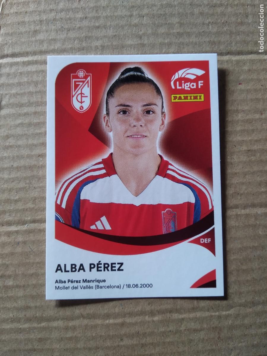 Fu&szlig;ball-Sticker: 166 ALBA PEREZ GRANADA CROMO PANINI LIGA F 24-25 FUTBOL FEMENINO 2024-2025