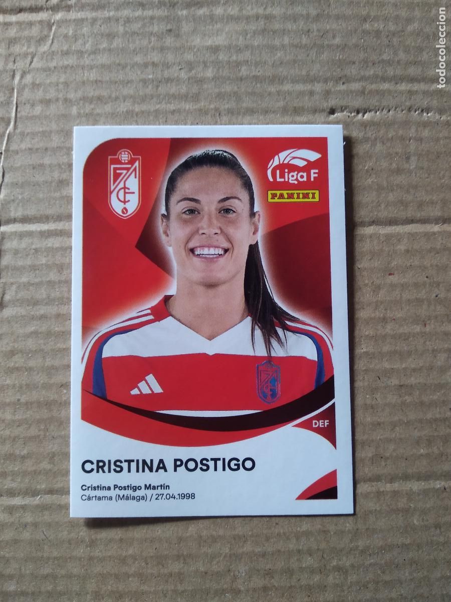 Figurine di Calcio: 167 CRISTINA POSTIGO GRANADA CROMO PANINI LIGA F 24-25 FUTBOL FEMENINO 2024-2025