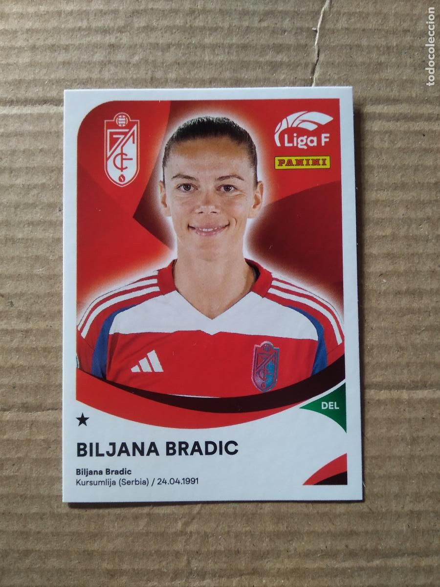 Figurine di Calcio: 178A 178 A BILJANA BRADIC GRANADA CROMO PANINI LIGA F 24-25 FUTBOL FEMENINO 2024-2025