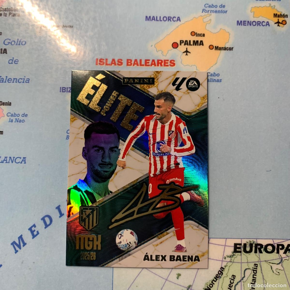 Cromos de F&uacute;tbol: Alex Baena nuevo elite power n&uacute;mero P506 Del Atl&eacute;tico de Madrid Megacracks 25-26 2025-2026