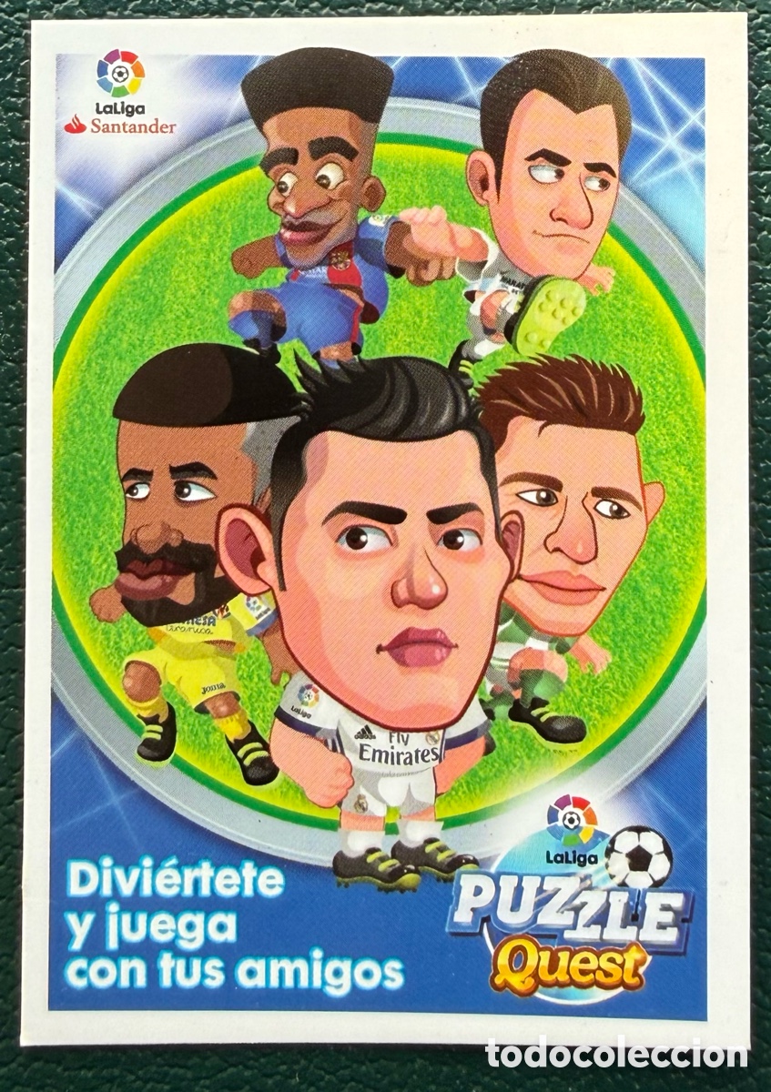 Cromos de F&uacute;tbol: CRISTIANO RONALDO CARICATURAS PUZZLE QUEST PANINI REVISTA JUGON 2016 2017 16 17