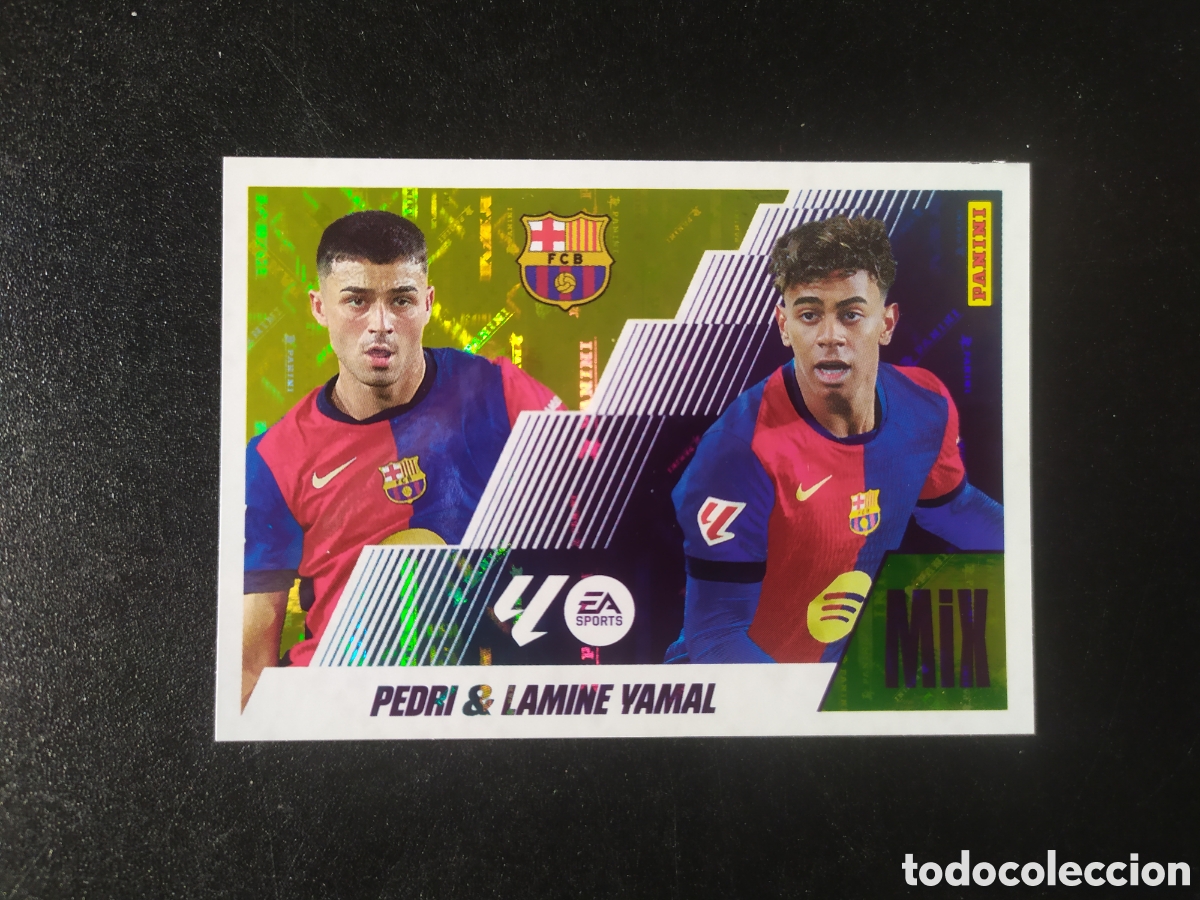 Cromos de F&uacute;tbol: Liga este 2025 2026 25 26 panini Pedri Lamine Yamal mix n&deg; 20 Barcelona