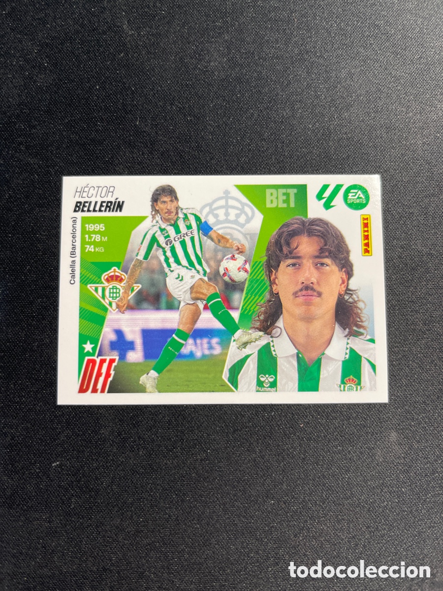 Cromos de F&uacute;tbol: Bellerin 9 Bis Coloca Real Betis Liga Este 2025 2026 25 26