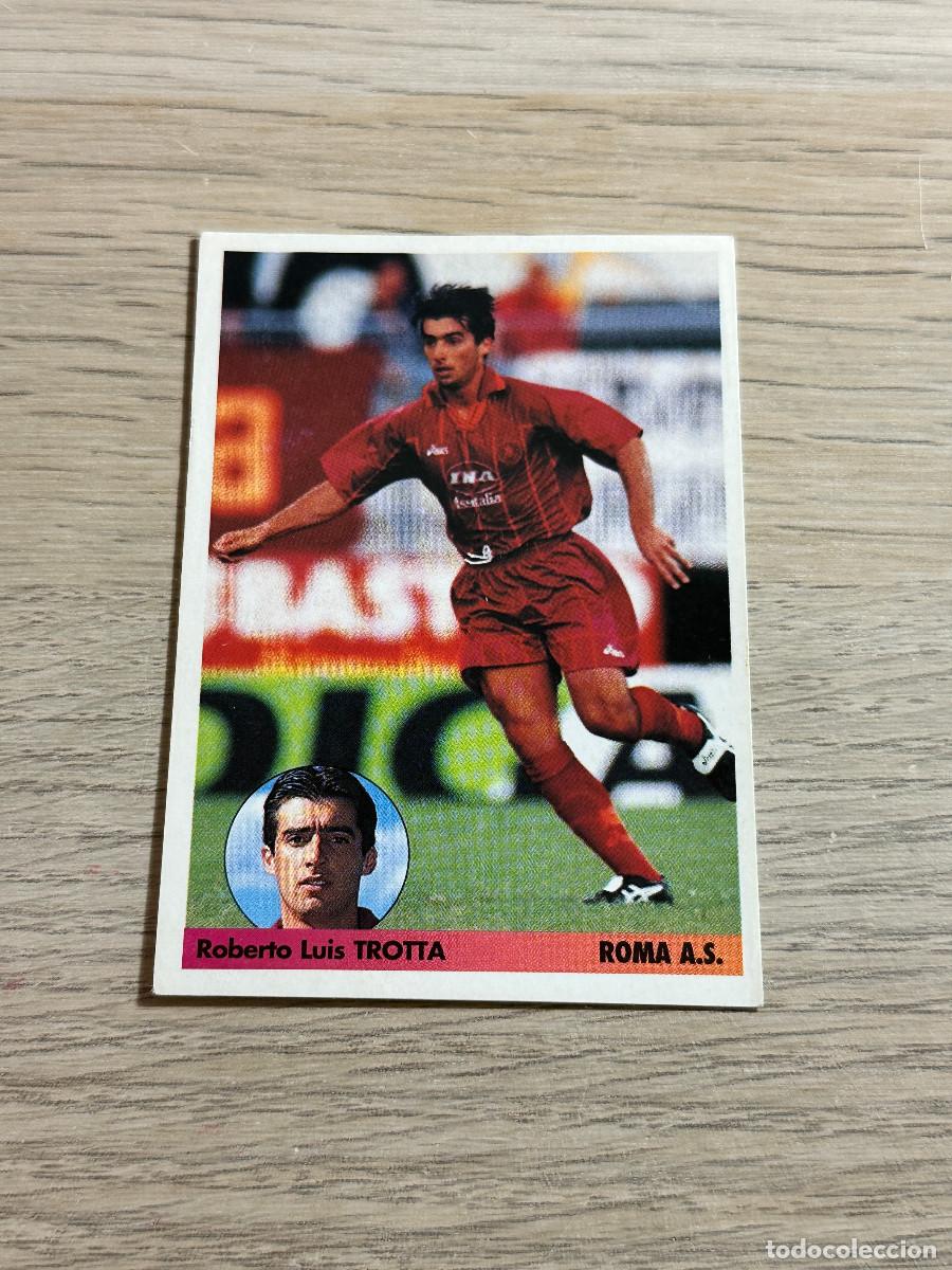 Figurine di Calcio: TROTTA n&ordm; 237 ROMA LOS MEJORES EQUIPOS DE EUROPA 96 97 PANINI SIN PEGAR NUNCA PEGADO