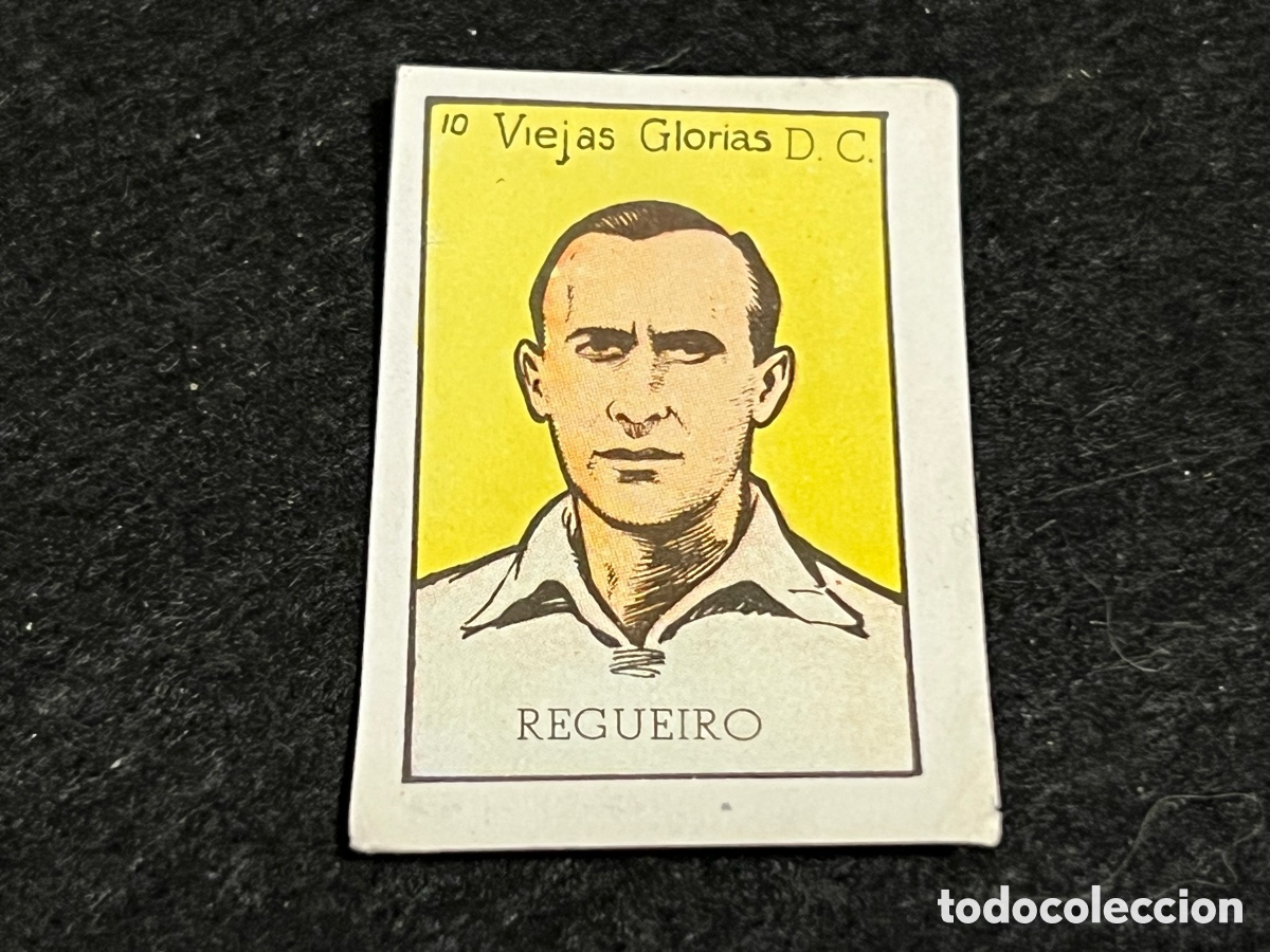 Cromos de F&uacute;tbol: CROMO REGUEIRO VIEJAS GLORIAS N&ordm; 10 ASES DEL FUTBOL CULTURA EDITORIAL BRUGUERA 48-49 1948-1949