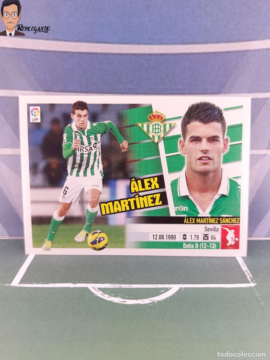 Cromos de F&uacute;tbol: &Aacute;LEX MART&Iacute;NEZ N&ordm; 7 B (REAL BETIS) LIGA ESTE 2013 2014 PANINI CROMO 13 14 STICKER (SIN PEGAR)