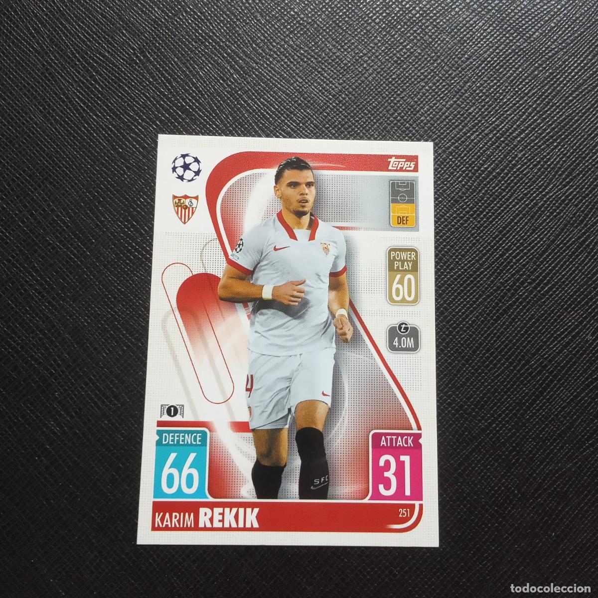 Figurine di Calcio: 251 REKIK SEVILLA TOPPS MATCH ATTAX 2021 2022 FUTBOL 21 22 - (MD95/96-2) PG16
