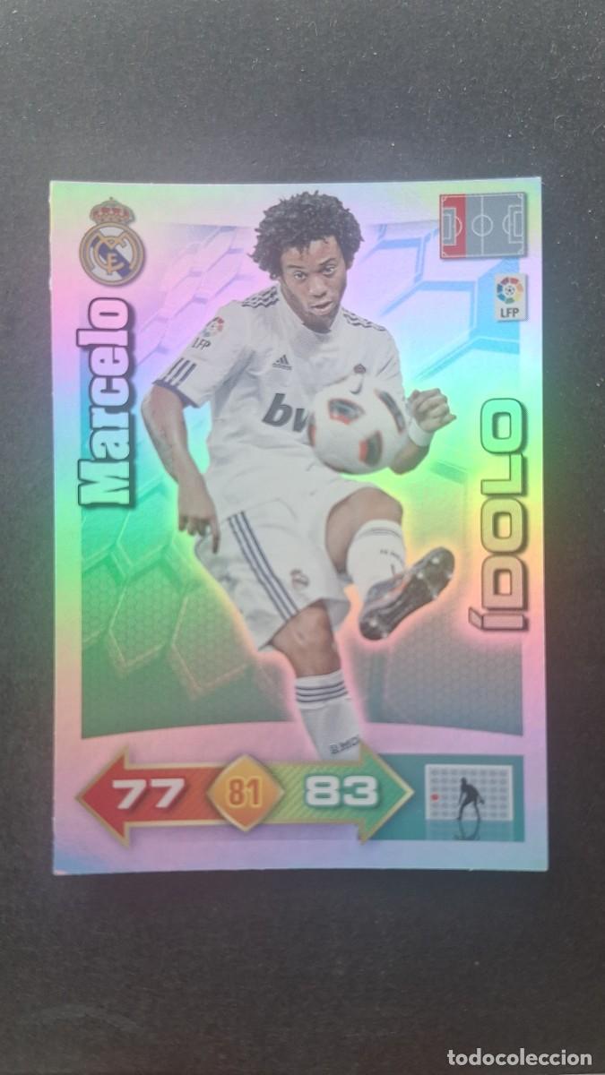 Football Stickers: L1 MARCELO REAL MADRID IDOLO ADRENALYN XL LIGA 2010 2011 10 11 PANINI