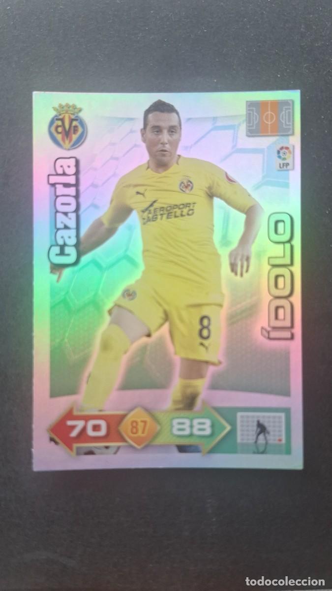 Fu&szlig;ball-Sticker: L1 CAZORLA VILLARREAL C. F. IDOLO ADRENALYN XL LIGA 2010 2011 10 11 PANINI
