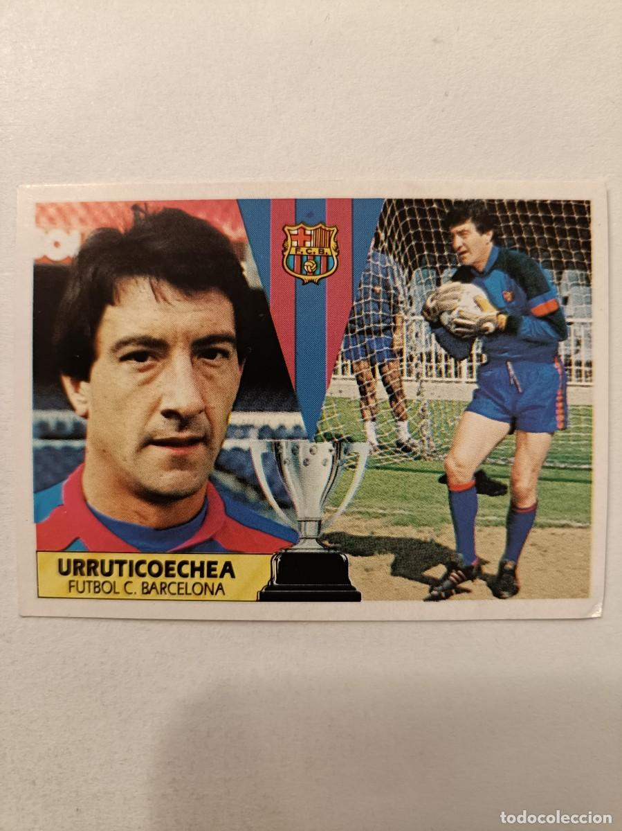 Cromos de Futebol: URRUTICOECHEA F.C. BARCELONA LIGA 87/88 ESTE