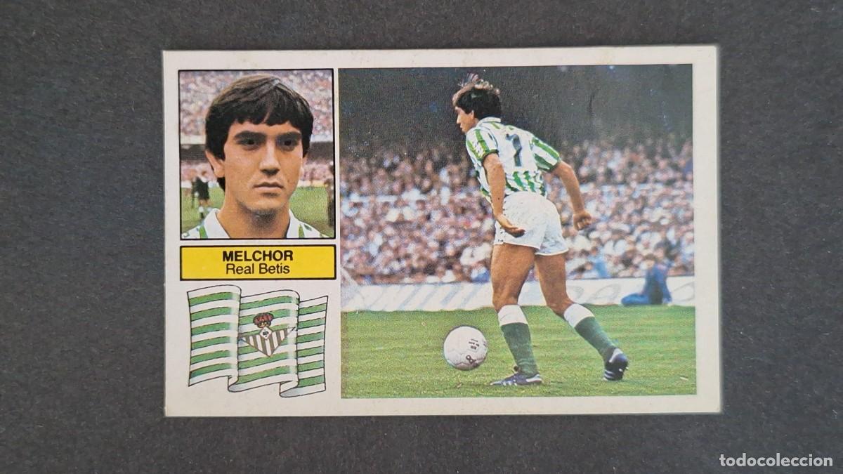 Cromos de F&uacute;tbol: L4 MELCHOR REAL BETIS BALOMPIE LIGA ESTE 1982 1983 82 83 DEPEGADO RECUPERADO
