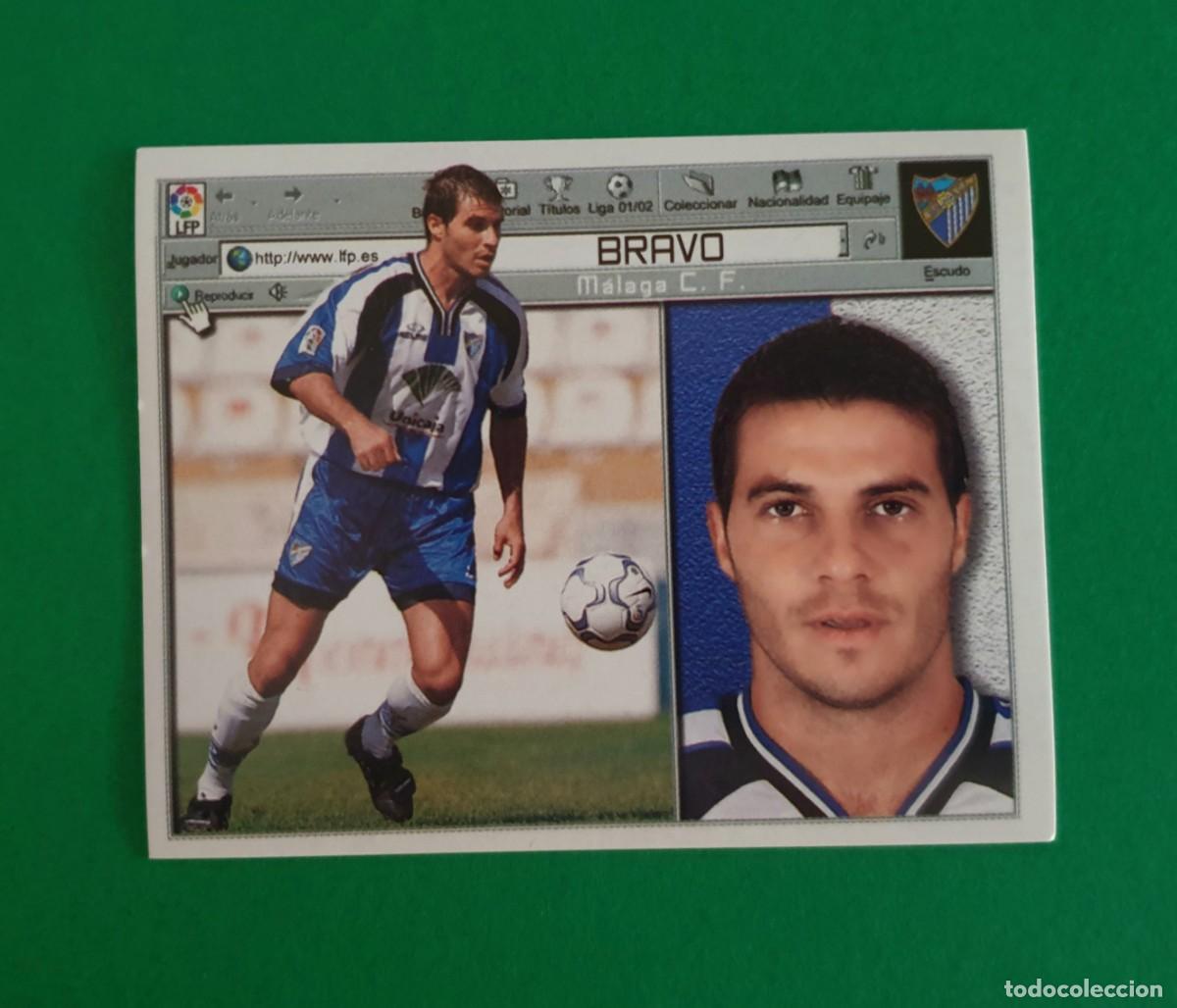 Cromos de f&uacute;tbol: BRAVO - M&Aacute;LAGA - EDICIONES ESTE 2001-02 - 01/02 - Foto 1