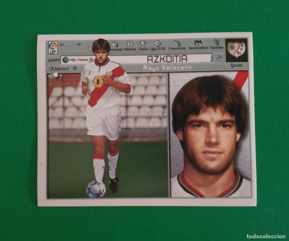 Cromos de f&uacute;tbol: AZKOITIA - RAYO VALLECANO - EDICIONES ESTE 2001-02 - 01/02 - Foto 1