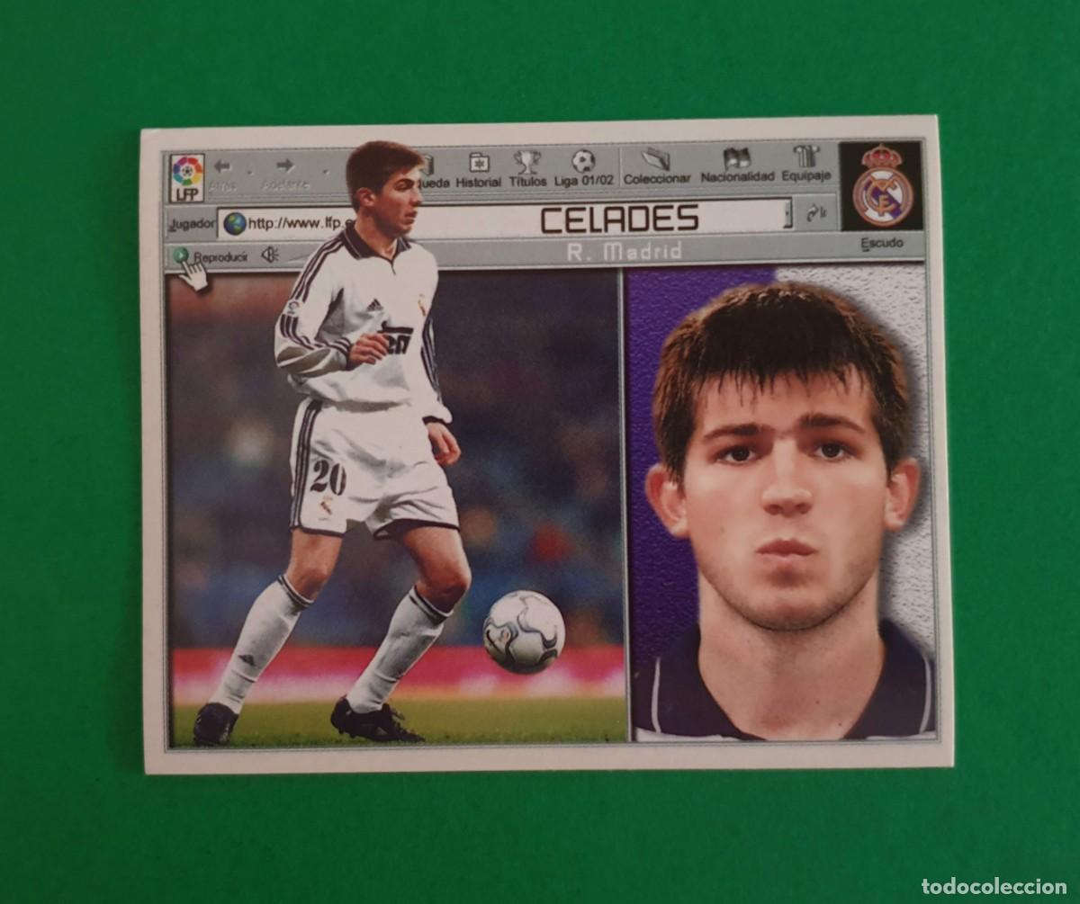 Cromos de f&uacute;tbol: CELADES - REAL MADRID - EDICIONES ESTE 2001-02 - 01/02 - Foto 1
