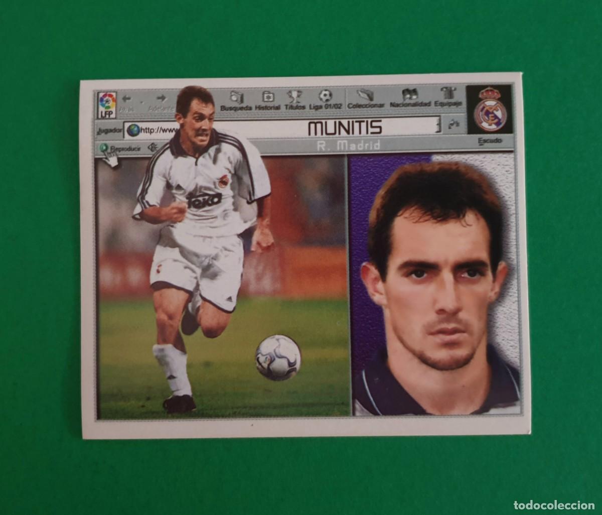 Cromos de f&uacute;tbol: MUNITIS - REAL MADRID - EDICIONES ESTE 2001-02 - 01/02 - Foto 1