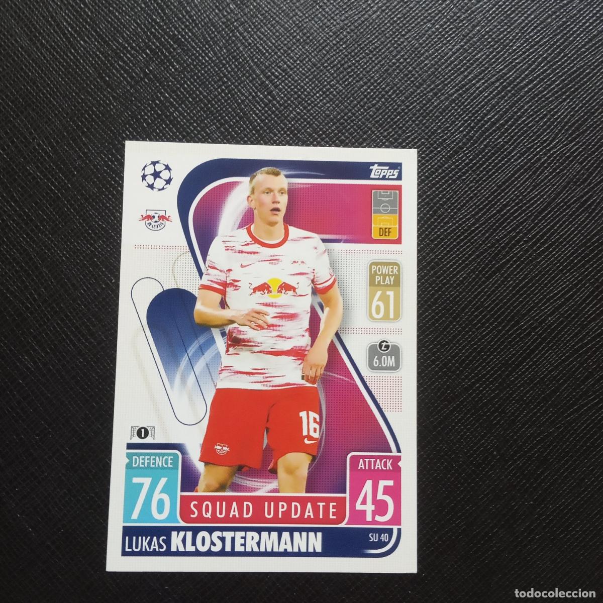 Figurine di Calcio: KLOSTERMANN RB LEIPZIG TOPPS MATCH ATTAX 2021 2022 FUTBOL 21 22 - (MD95/96-3) PG17