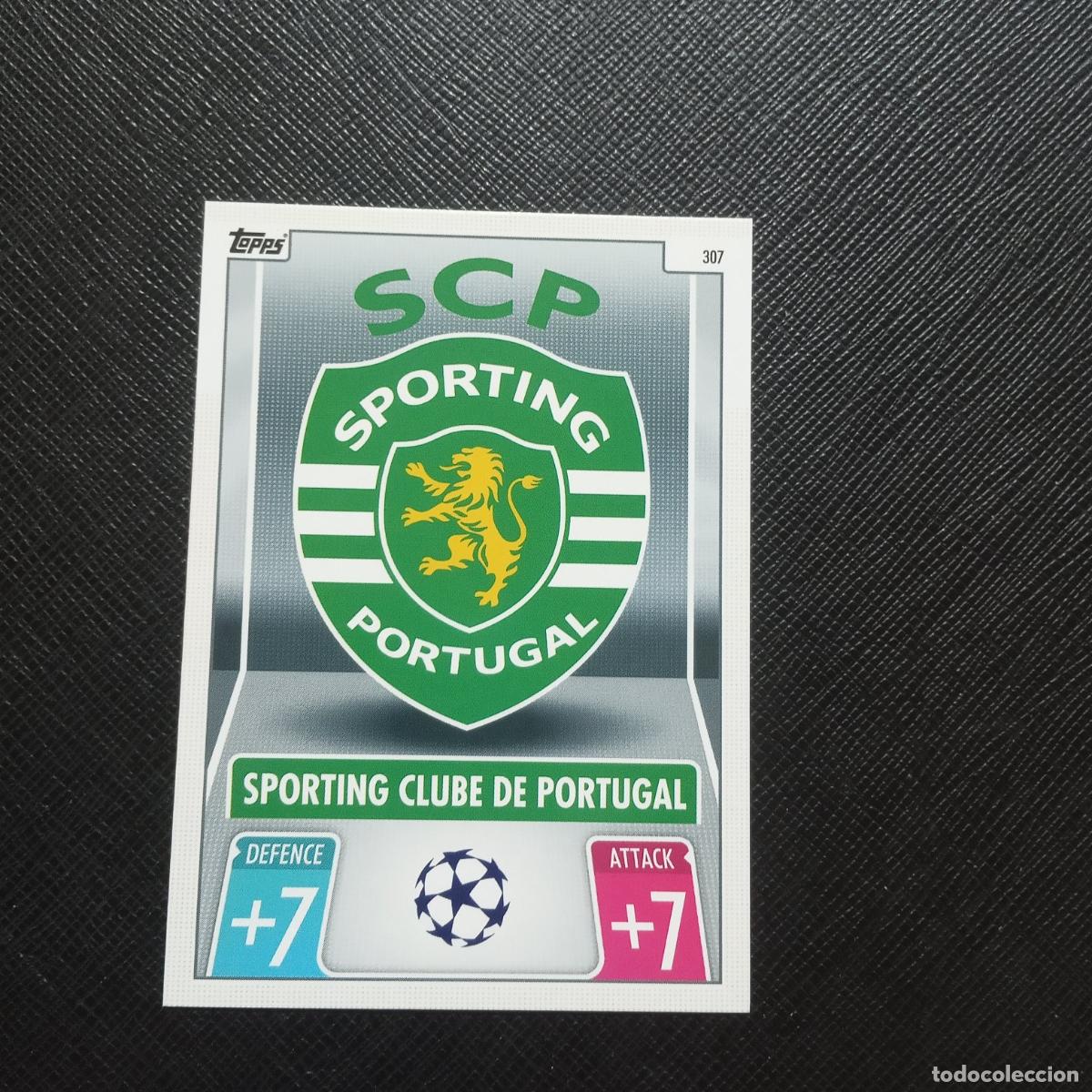 Figurine di Calcio: 307 ESCUDO SPORTING LISBOA TOPPS MATCH ATTAX 2021 2022 FUTBOL 21 22 - (MD95/96-3) PG19