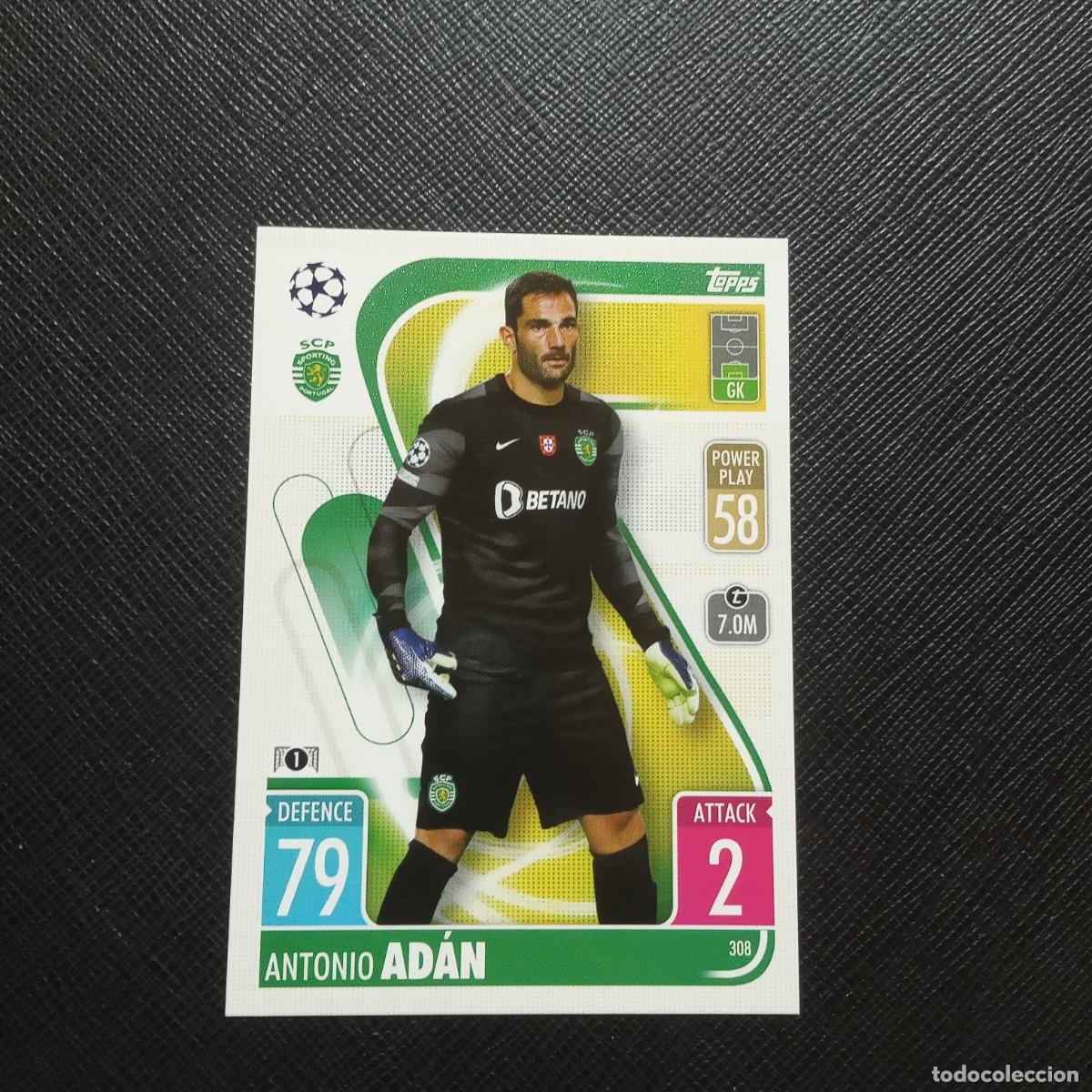 Cromos de Futebol: 308 ADAN SPORTING LISBOA TOPPS MATCH ATTAX 2021 2022 FUTBOL 21 22 - (MD95/96-3) PG19 C