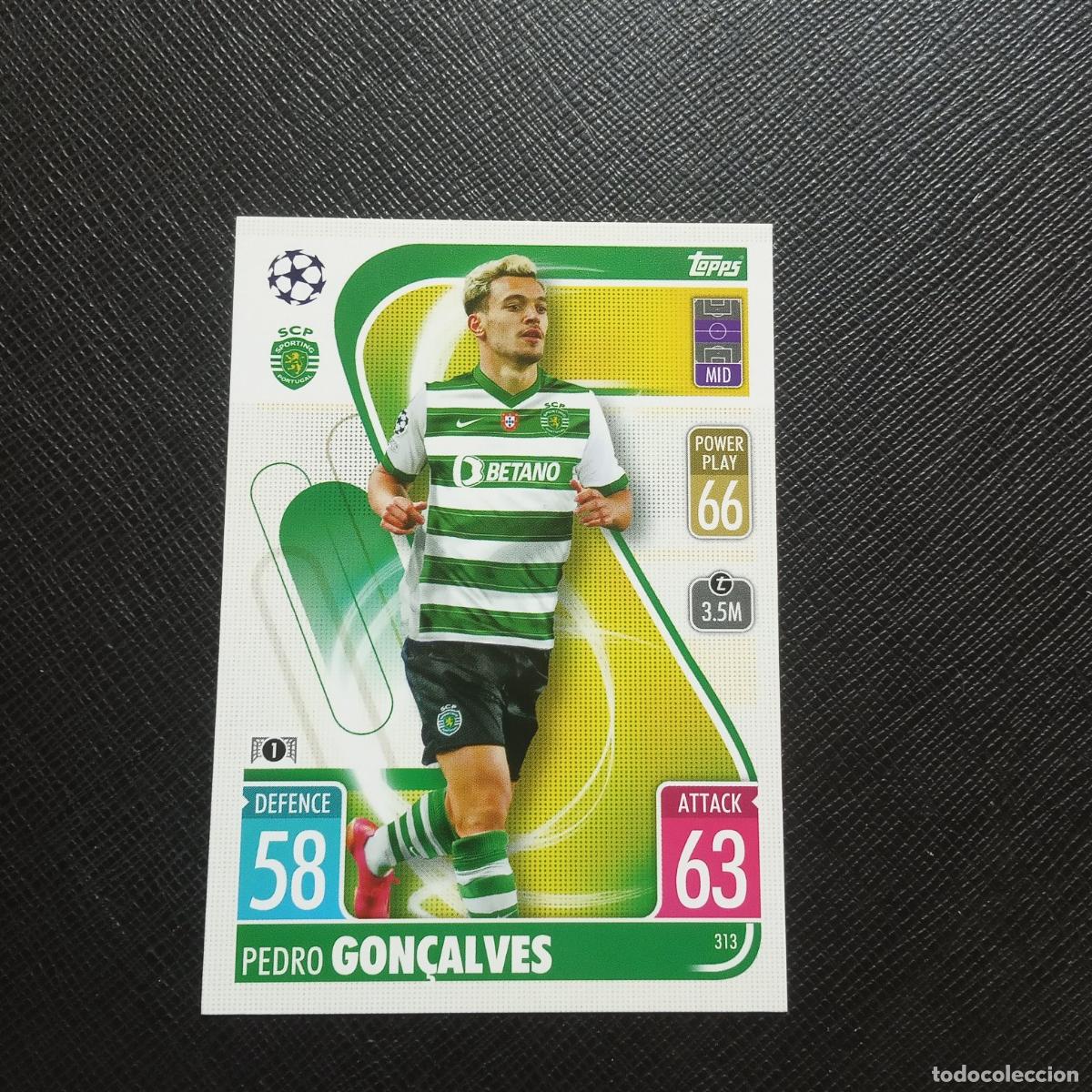 Fu&szlig;ball-Sticker: 313 GONZALVES SPORTING LISBOA TOPPS MATCH ATTAX 2021 2022 FUTBOL 21 22 - (MD95/96-3) PG20