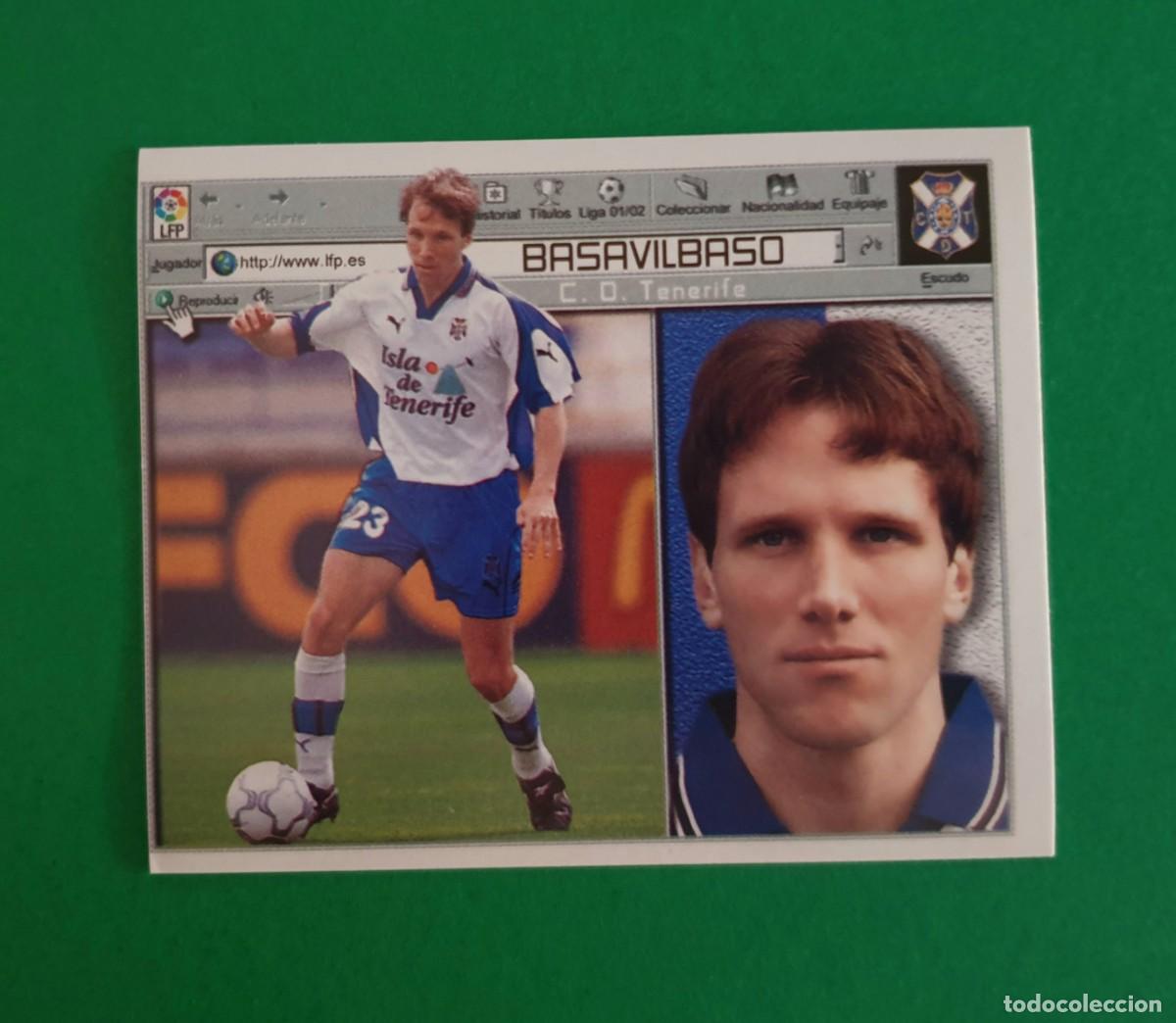 Cromos de f&uacute;tbol: BASAVILBASO - TENERIFE - EDICIONES ESTE 2001-02 - 01/02 - Foto 1