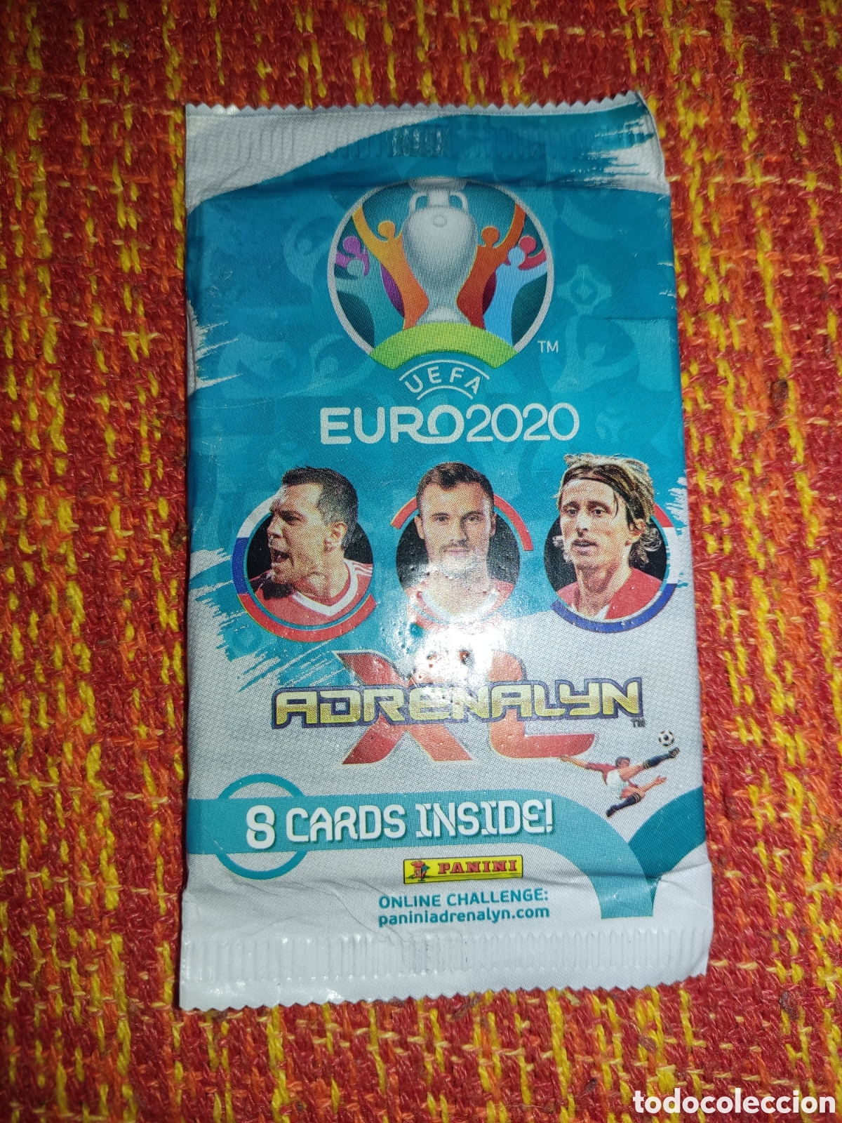 Cromos de f&uacute;tbol: SOBRE VACIO CROMO FUTBOL ADRENALYN EURO 2020 PANINI EUROCOPA MODRIC SEFEROVIC
