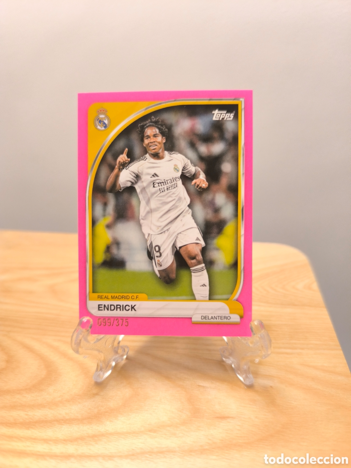 Cromos de f&uacute;tbol: Endrick numerada /375 Topps