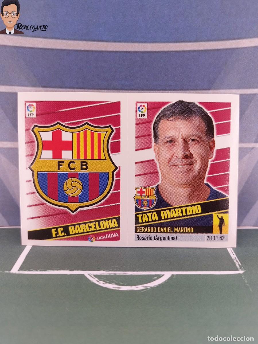 Football Stickers: ESCUDO / ENTRENADOR N&ordm; 4 B - COLOCA (BARCELONA) LIGA ESTE 2013 2014 PANINI CROMO 13 14 (SIN PEGAR)