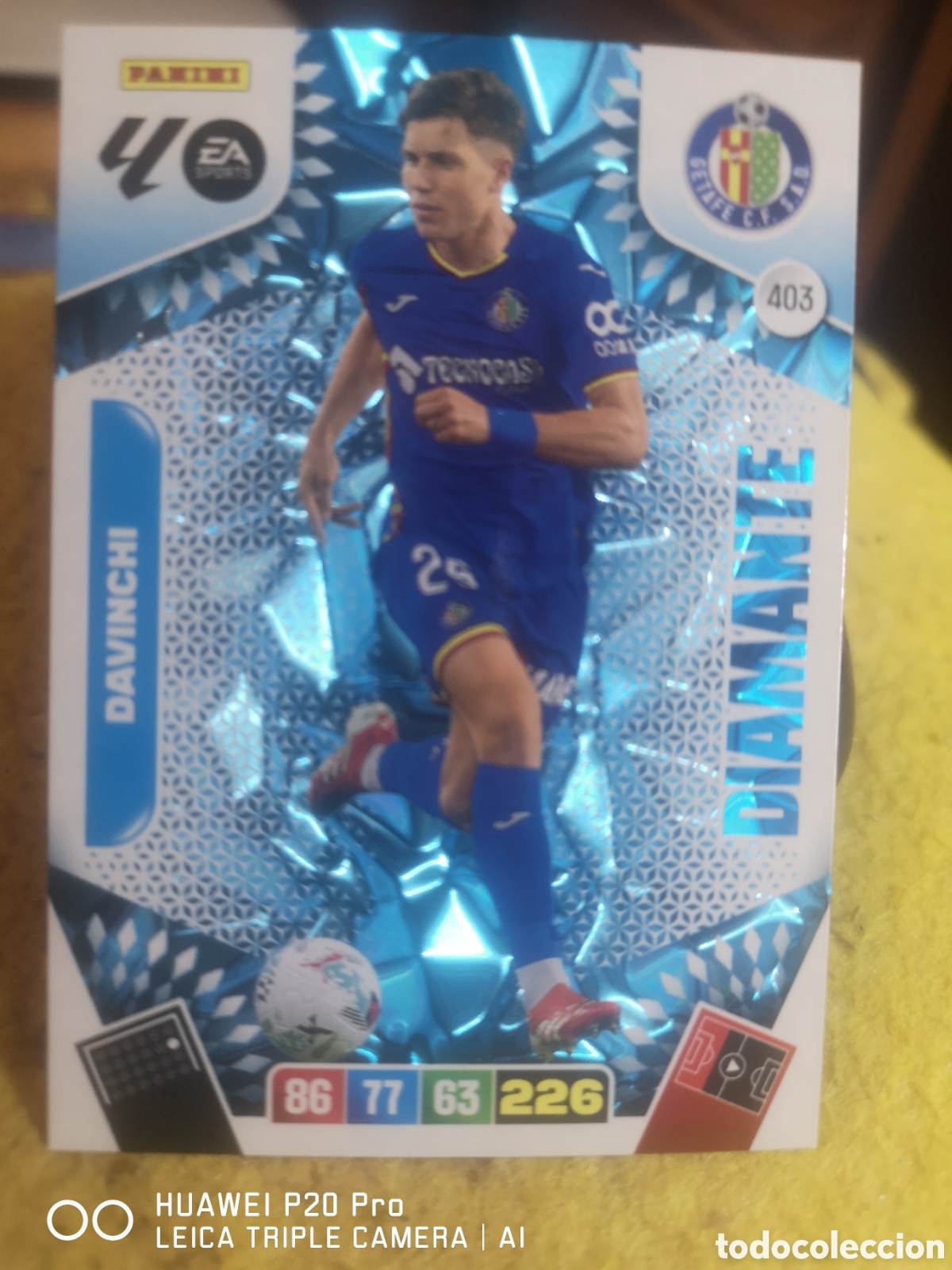 Cromos de Futebol: ADRENALYN XL 2025 2026 / 25 26 DIAMANTE - DAVINCHI 403 GETAFE