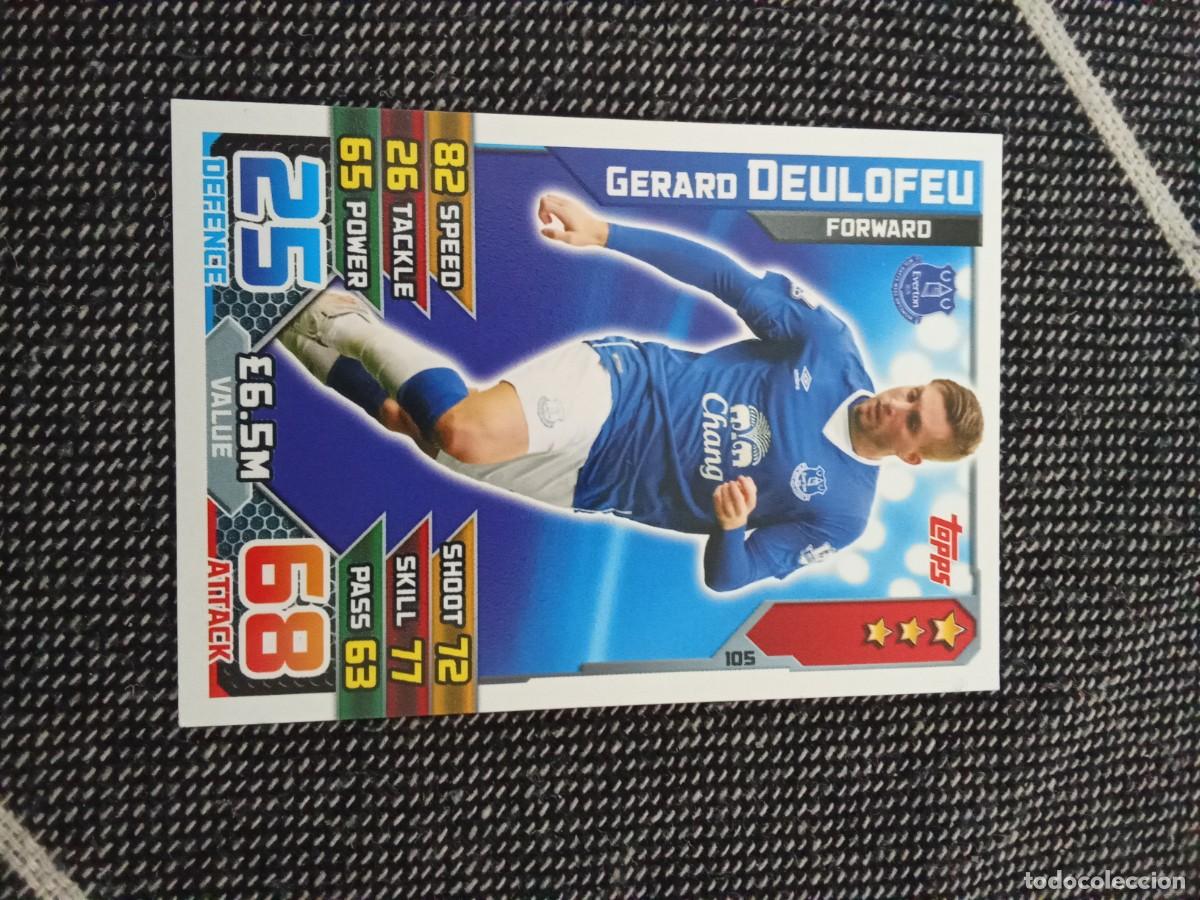 Fu&szlig;ball-Sticker: Deulofeu forward everton match attax premier league 2015-16