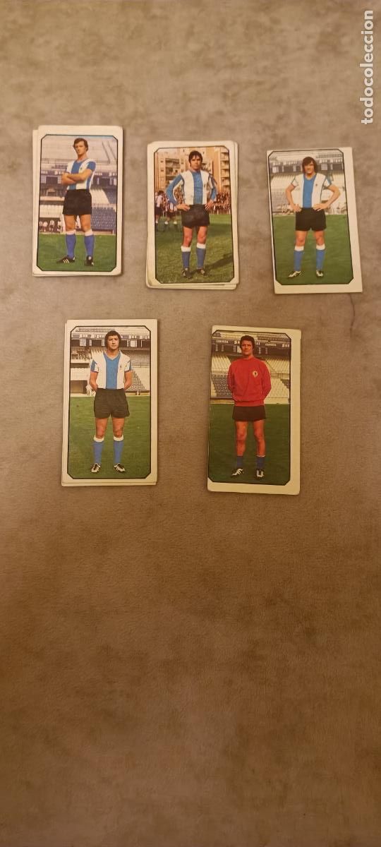 Figurine di Calcio: 5 CROMOS HERCULES EDICIONES ESTE 77-78 SIN PEGAR - SE VENDEN SUELTOS